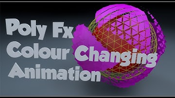 Poly Fx Colour Changing Animation in Cinema 4D Tutorial