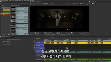 Nuke Studio와 Hiero의 타임라인 활용하기 02 - 효율성 극대화를 위한 미디어 정리방법 4 Error Console [한글 자막]