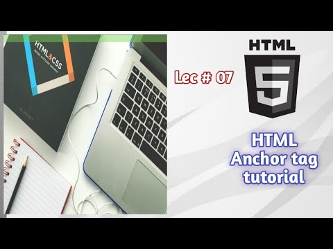 #7 Anchor tag in html || How to link pages in a website || How to make ...
