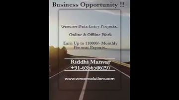 Vencon Solutions Provide you latest Data Entry Projects