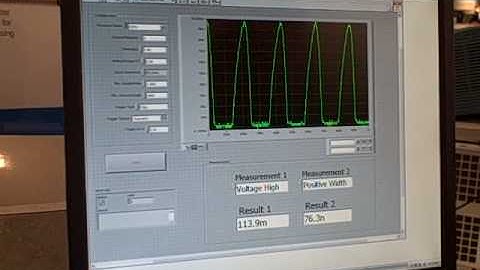 Using LabVIEW to acquire high frequency pulse signals