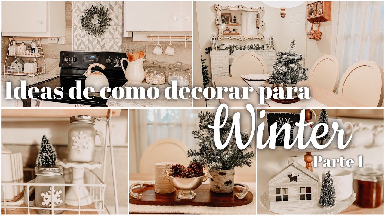 Como decorar después de Navidad |Winter decorate with me 2022|Ideas para invierno ❄️ | @AnaQuinteroHome