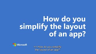 One Dev Question | How do you simplify the layout of an app?