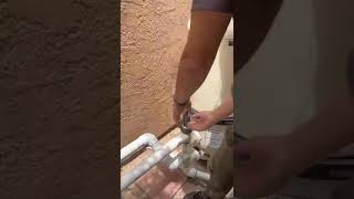 Backwashing a DE filter with a push pull valve  Part I