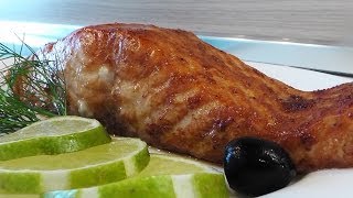 Лосось глазированный с имбирем и лаймом. Очень вкусно!(Пошаговый рецепт с фотографиями: http://www.videocooking.ru/retsepty/vtoroe/losos-glazirovannyj-s-imbirem-i-lajmom.html Лосось глазированный с..., 2014-04-30T07:00:00.000Z)