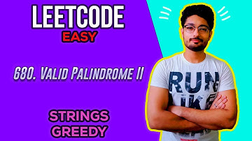 680. Valid Palindrome II | LEETCODE EASY