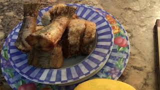 Fried Fish And Mango, Mom-In-Chef, Nanay Nene Teodora Of Philippines Cuisine By Juanita Gutierrez