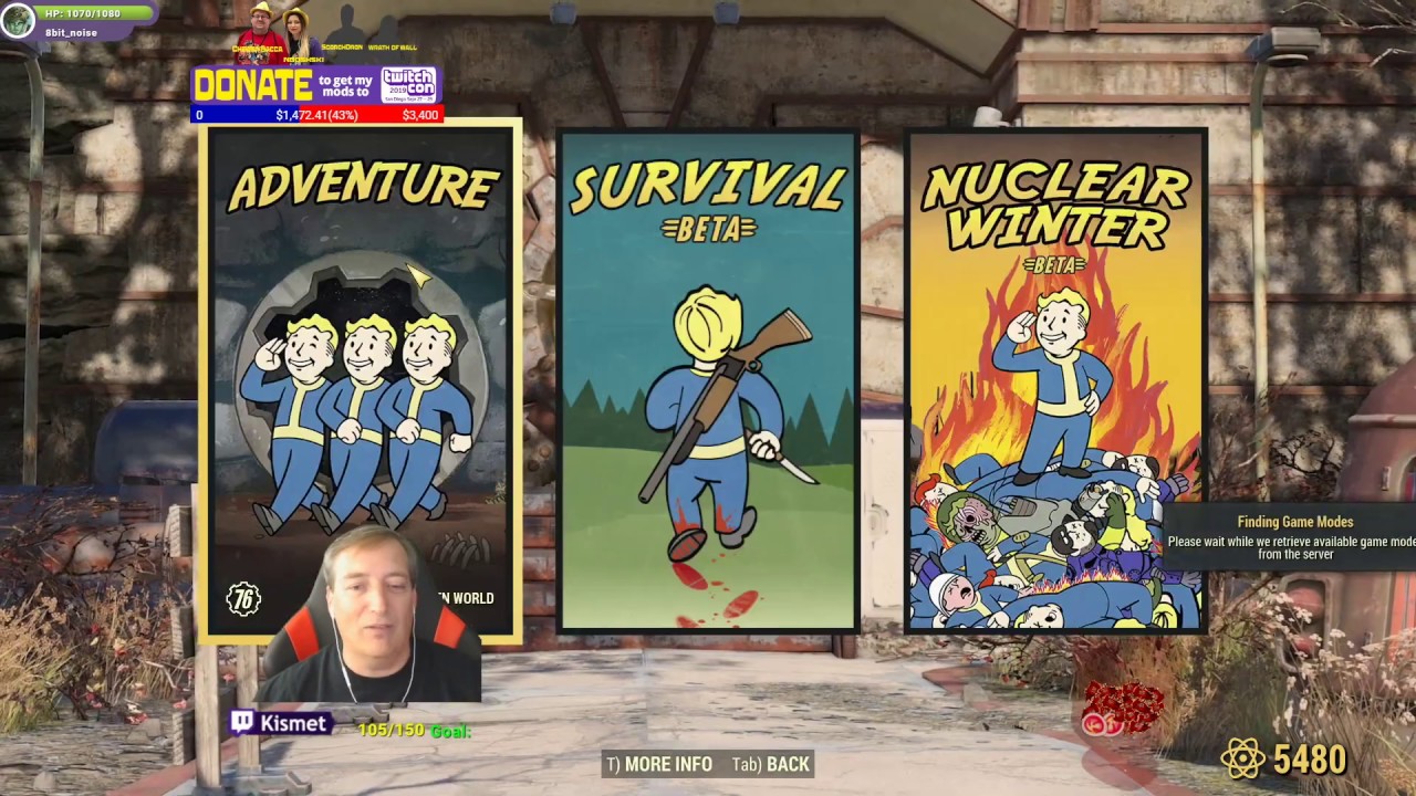 BSE 630 P1 | Fallout 76 | Day 28 Stream A Thon Mods to TwitchCon