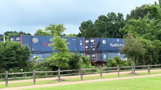 Csx intermodal train at Depot Square, 5/25/26￼