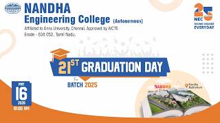 NEC '21 st Graduation Day' batch 2025