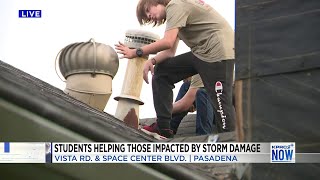 BOUNCE: Students helping victims impacted by storm damage