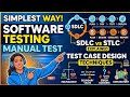 25 March Software testing, MANUAL TESTING DESCRIPTION , SDLC , STLC test case design techniques