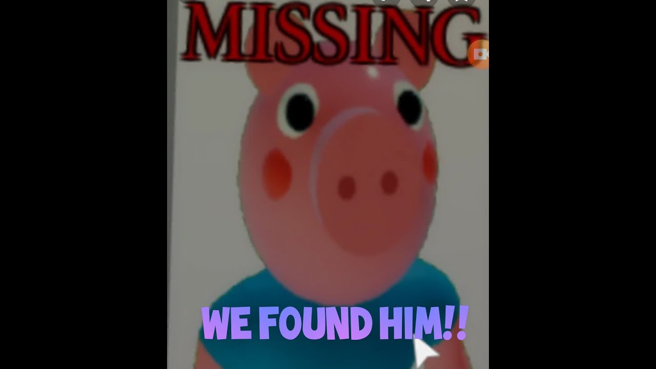 I Found George Piggy Roblox Piggy Chapter 10 Youtube - roblox piggy george missing poster