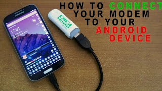 How to use your 3G or 4G dongle  with your android device | Everything Videos screenshot 2