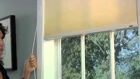 Bali Cellular Shades with Continuous Cord Loop Lift Demo