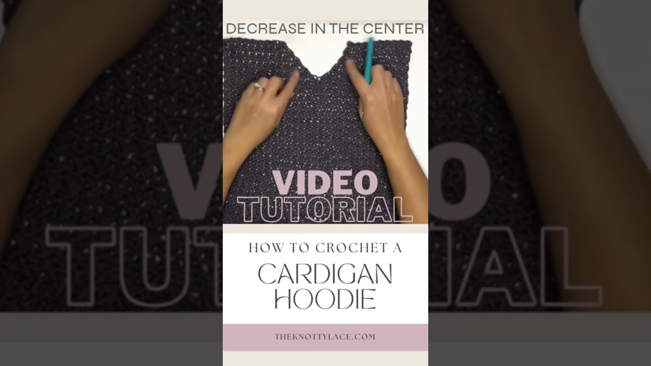 Learn this tip on how to make a round curve crochet hoodie. 