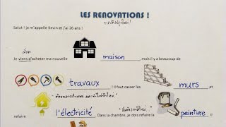 เรียนอะไรกับ OFII ระดับ A1 ตอนที่ 7 Mon logement ที่พักของฉัน - Les rénovation การปรับปรุงใหม่