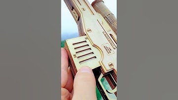 Creative 3D Wooden AWM Puzzle Model Kit, DIY AWM Assembled Model kit