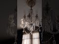 Crystal chandelier.  Imponente lustre de Cristal tcheko com 8 braços.