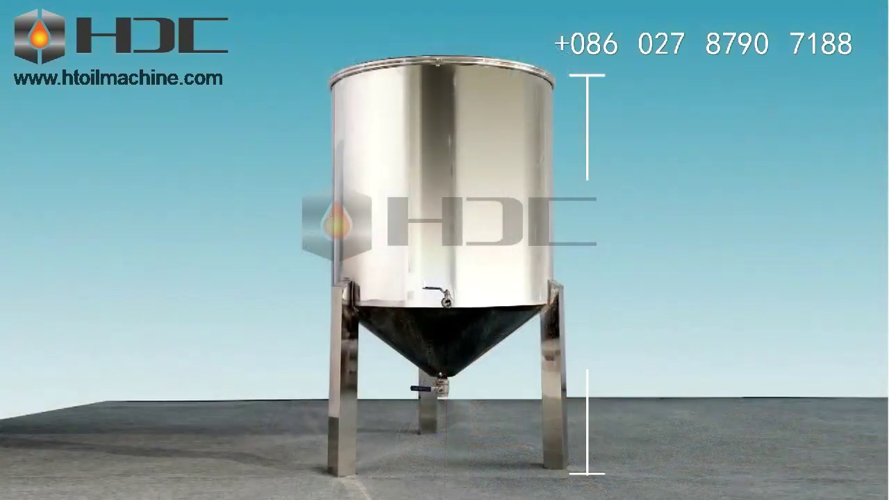 Stainless steel oil storage tank