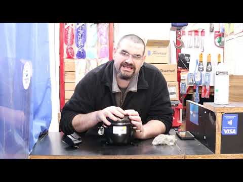 Unboxing Compresor Tecumseh 1380 de 1/4 hp en r134a para heladera familiar origen Brasil