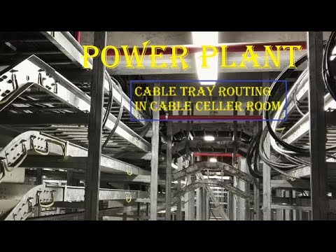 Cable Tray Layout at Power Plant