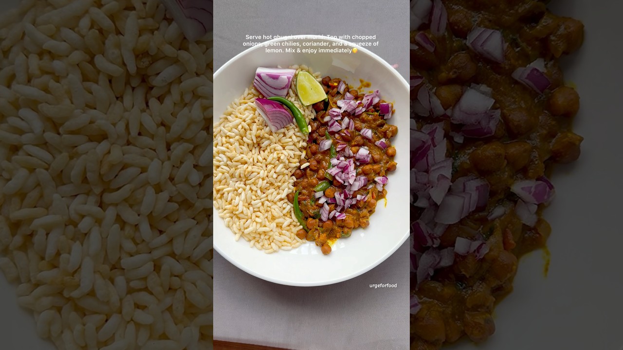 Bihari style ghugni murhi | Bihari famous street food | desi evening snacks recipe 