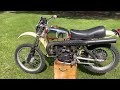 1976 husqvarna 250 wr 2 stroke dirt bike vintage husky motocross