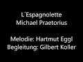 Lespagnolette  michael praetorius performed by hartmut eggl and gilbert koller