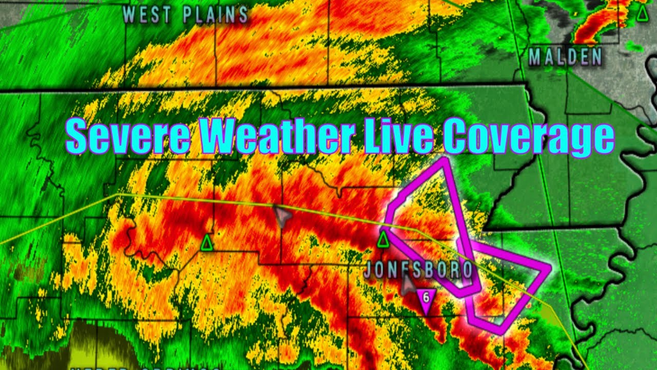 Severe Weather Live Coverage - Tornado Warnings -The Severe Weather ...
