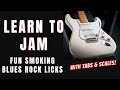 Blues Rock Guitar Licks &amp; Techniques Made Simple with Scales &amp; Tabs