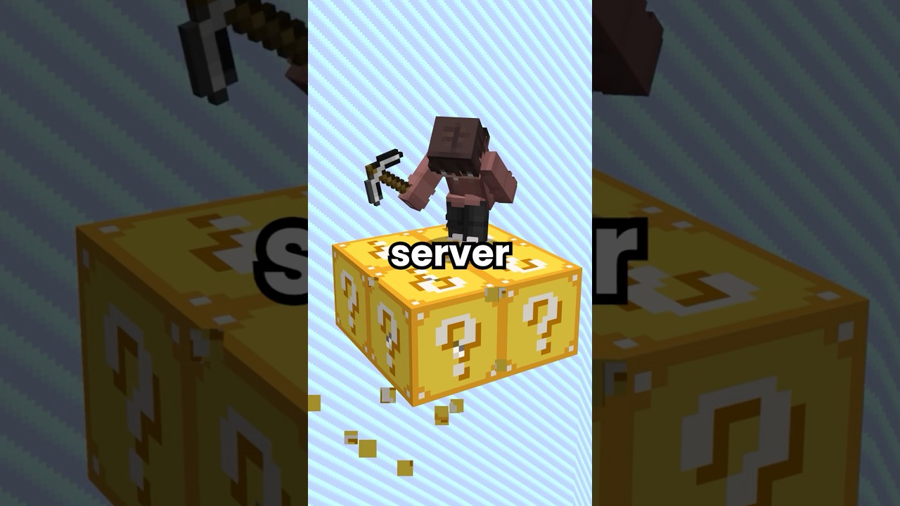 How to GET Lucky Block in Minecraft (Java/Bedrock) #minecraft #minecraftserver