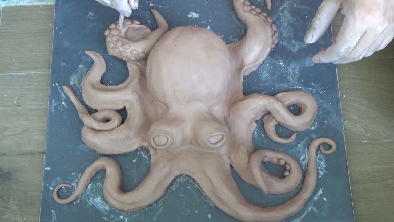 Sculpting Clay Octopus In 3 Minutes Time Lapse YouTube Sculpting Clay Octopus In 3 Minutes Time Lapse YouTube