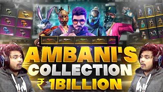 India's No.1 Richest Player Collection All Rare Bundle😍  At Garena Free Fire