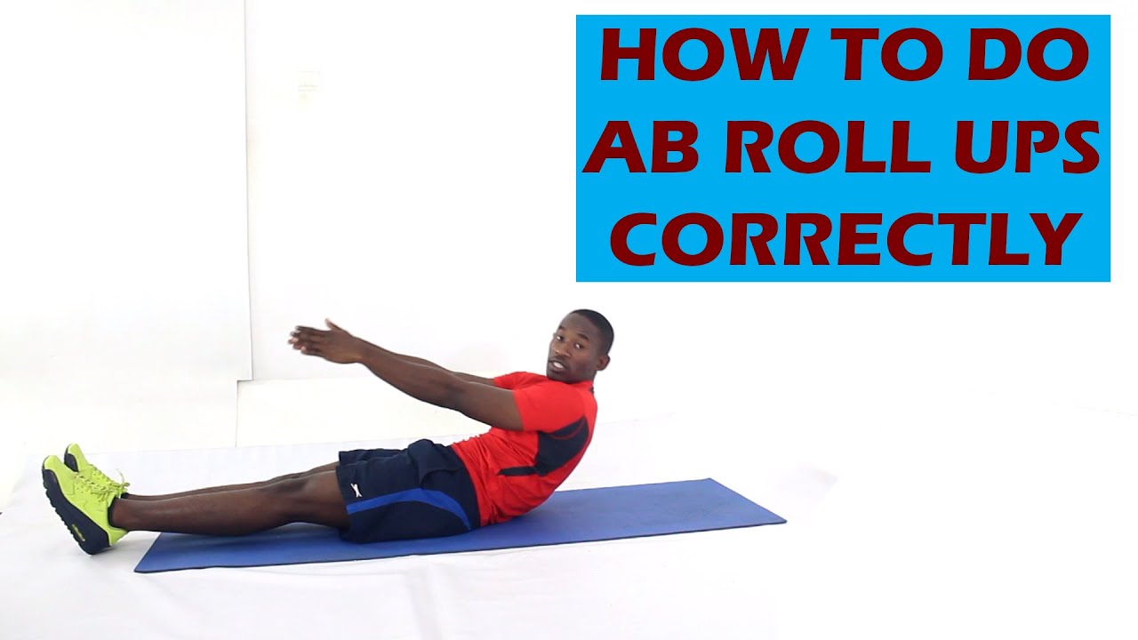 How to Do Ab Roll Ups Exercise - Abs and Core