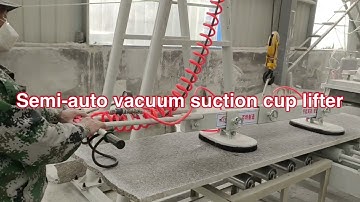 Easy operation metal sheet stone loading unloading vacuum suction cup lifter