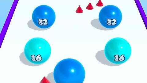 Ball Merge 2048 🟥 Walkthrough Gameplay 🟢 All Levels Android iOS Mobile Game 🔥 Level 47-48