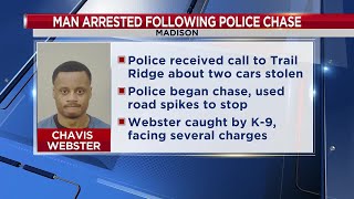 Suspect in eastern Dane County break-ins arrested after police chase