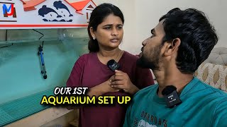 My FIRST Aquarium Setup | எனது புதிய மீன் தொட்டியின் அமைப்பு