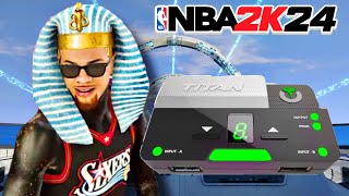 HOW TO USE THE NEW TITAN 2 MOD IN NBA 2K24 AND GREEN EVERY SHOT FROM ANYWHERE WORSE THAN A ZEN