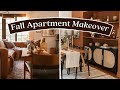 FALL APARTMENT MAKEOVER 🍂 Cozy Transformation for Autumn! 🍁 (Decorate with Me!)