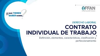 WHAT YOU NEED TO KNOW... Individual employment contract WHAT YOU NEED TO KNOW... Individual employment contract