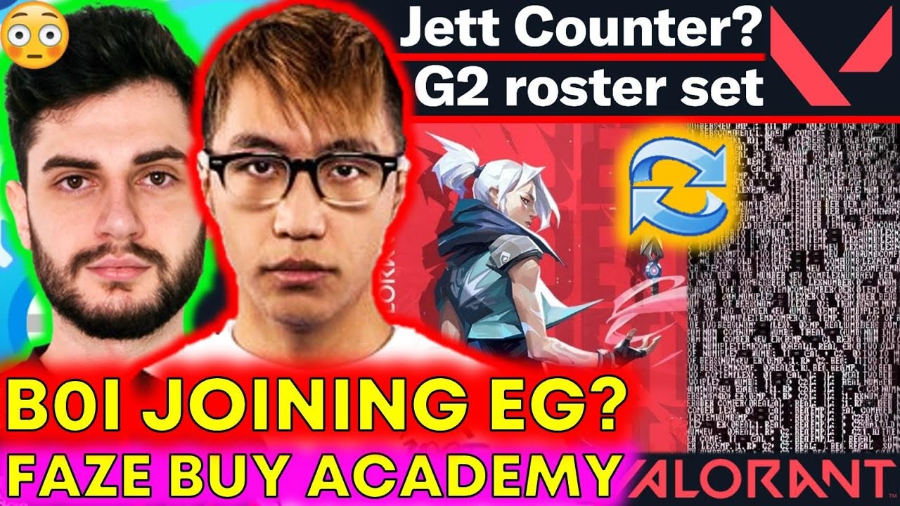 New Agent LEAKED, B0i to Evil Geniuses, G2 Locked?! ???? VALORANT Roster News