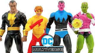 DC Multiverse Kid Flash, Sinestro, Brainiac & Black Adam Review!