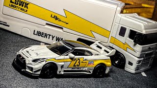 Hot wheels Team Transport Liberty Walk Nissan GTR Silhouette