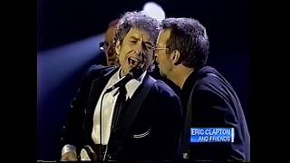 Bob Dylan + Eric Clapton  Don't Think Twice + Crossroads   MSG NYC 6/30/99