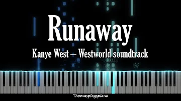 Runaway - Kanye West (Westworld Soundtrack) | Piano Tutorial