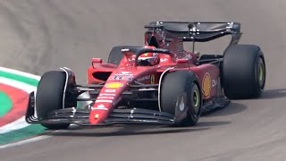 Charles Leclerc Tests Ferrari F1-75 With New Pirelli Tyres For 2023 Season!
