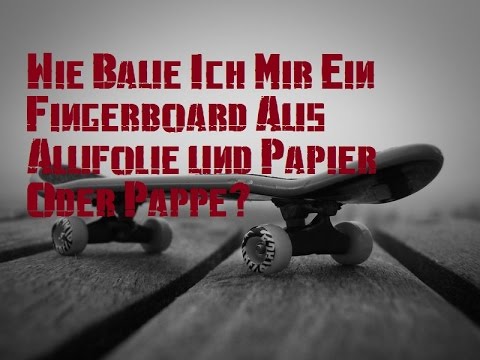 Video: Wie Erstelle Ich Eine Fingerrampe?