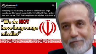 Piers Morgan Shocked The Irgc Lied.